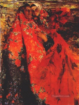 農民の女性 1904 フィリップ・マリャヴィン ロシア人 Oil Paintings